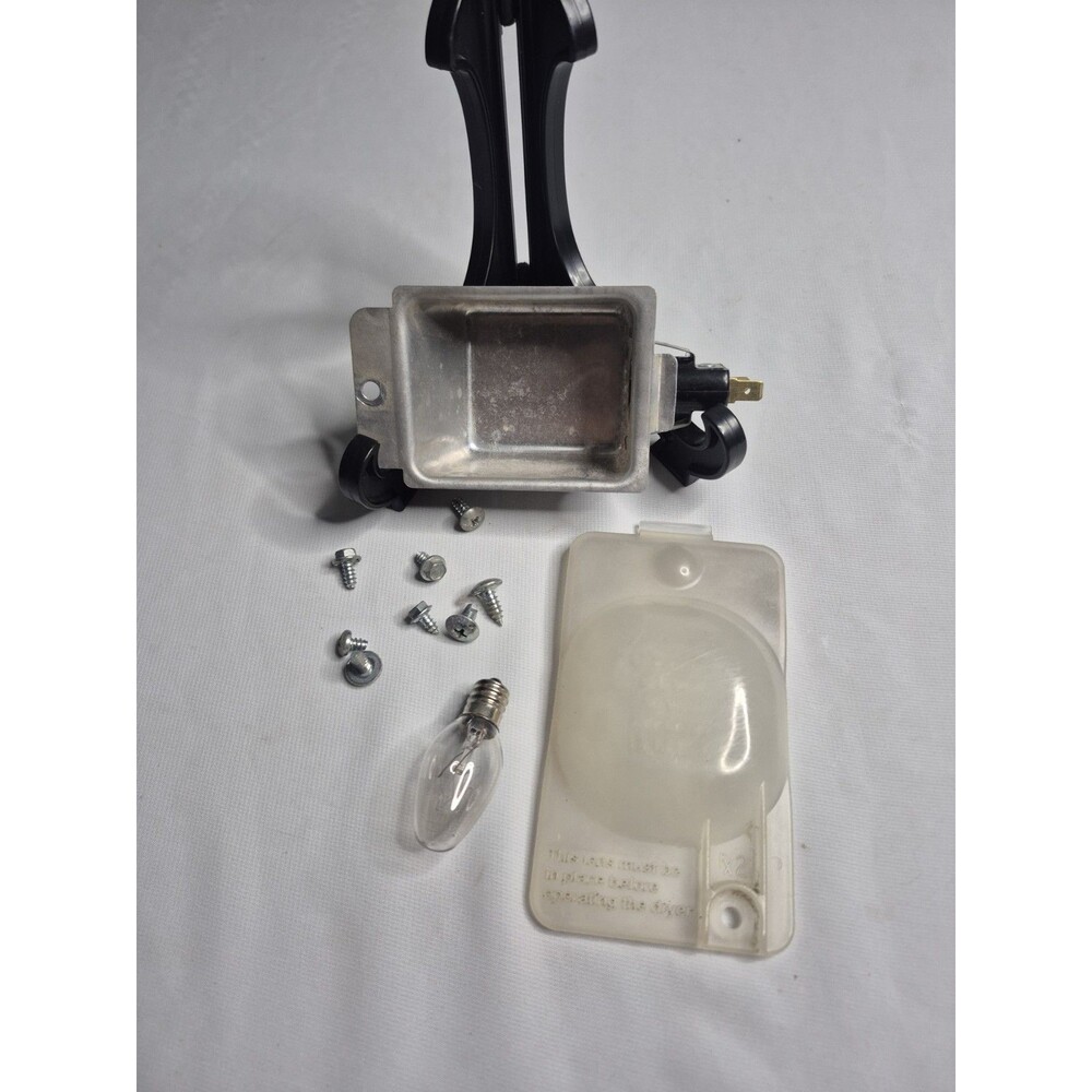 Kenmore 110.647224 Dryer Drum Light Assembly w/ Lens Cover Bulb & Switch Complet